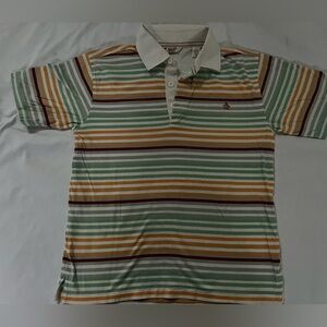 🔥PENGUIN BY MUNSINGWEAR POLO SHIRT 100% COTTON MULTICOLOR SIZE M (10-12)